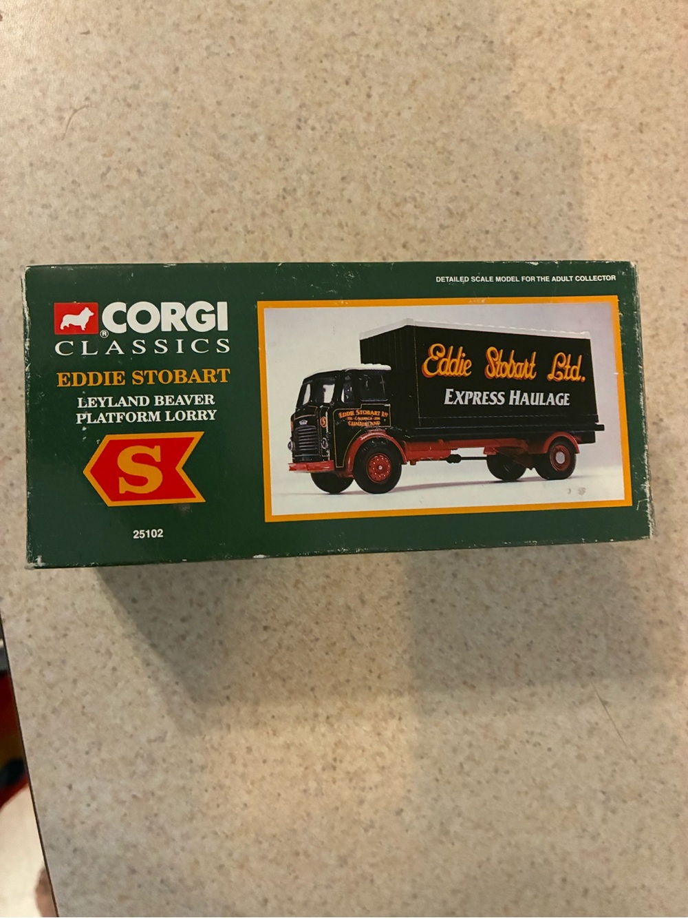 1997 Corgi Classics 25102 , Leyland Beaver Platform Lorry , Eddie Stobart.
